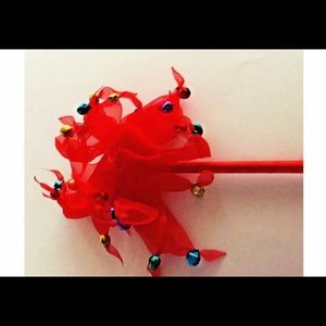 New Red Inkology Pen with Ribbon and Bells Valentine’s Day